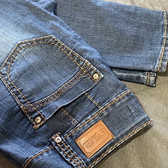 C’EST TOI Straight Dark Denim Jean - Picture 2 of 4